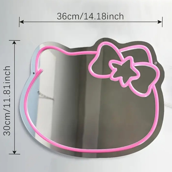 Hello Kitty Led lighted mirror 15" - Picture 9 of 12